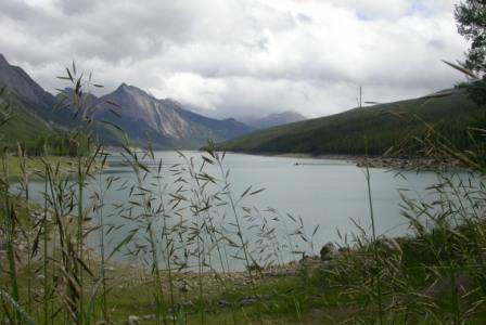 A typical lake in Jasper-Banff